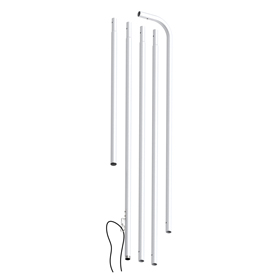 31"x151.5" Rectangle Flag Pole Set