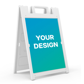 White Quick Change A-Frame 27"x47"