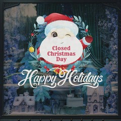 Closed For Christmas And Hours Signs Time To Get Ready Closed For Christmas And Hours Signs Time To Get Ready
