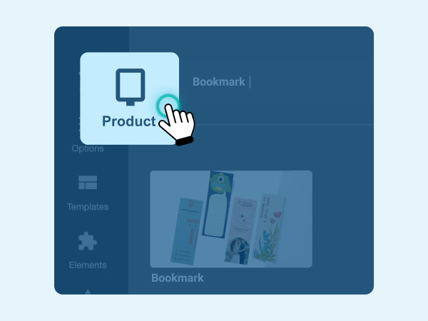 Design step 1 - Selecting bookmark printing