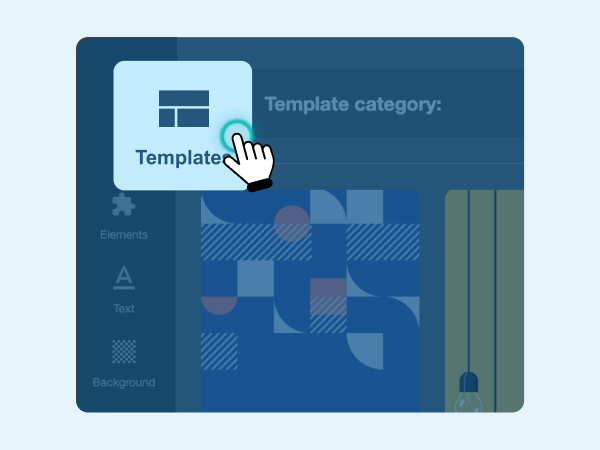 Design step 3 - Choosing a template for shaped business cards
