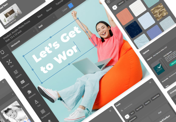 Design custom signs and print them online with Square Signs