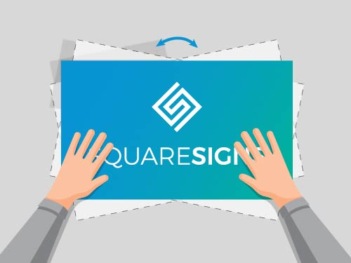 Installation step 2 - Adjusting the position of window decal to ensure it is level