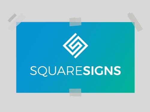 Installation step 3 - Fixing the window decal with tape