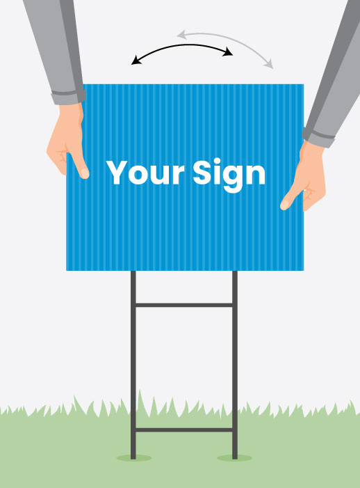 Installation step 3 - Ensure your display is straight and securely installed