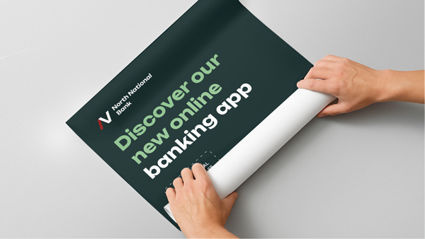 Sleek paper poster printing with vibrant colors and premium paper quality