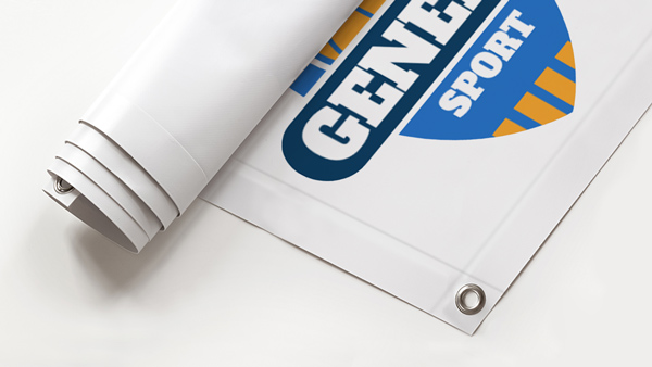 printing material for pole flags polyester