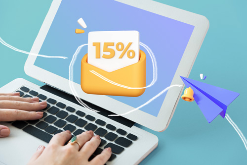 Refer a friend and give them15% off when they register