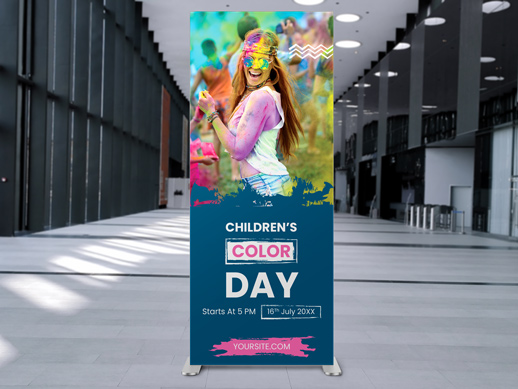 color day school event announcement seg display