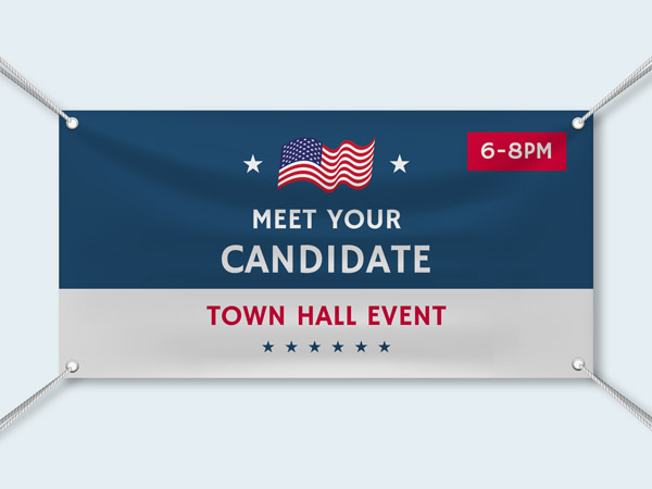 town hall event banner