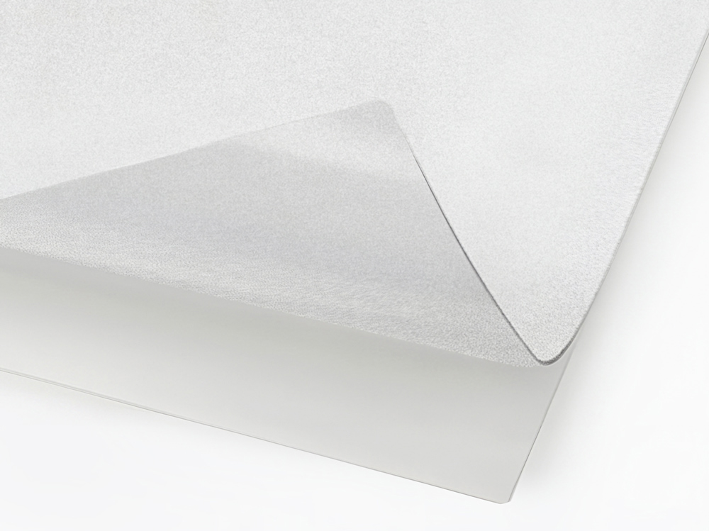 Frosted window decal with no design