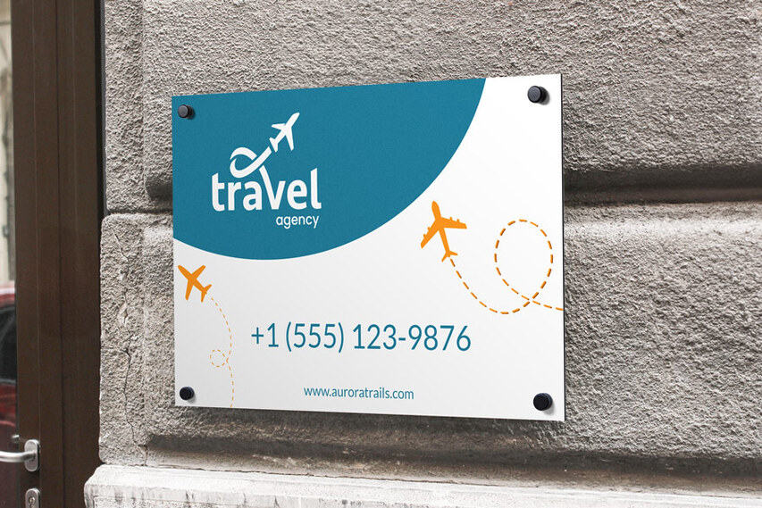 Travel Agency Dibond Signs Travel Agency Dibond Signs
