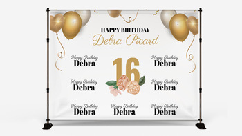 Birthday backdrops